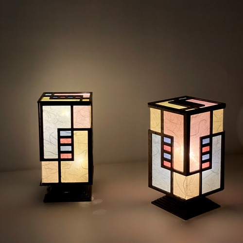 한지공예 조각보 LED 램프 만들기